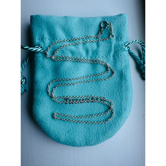 Tiffany & Co. THICK 20 inch chain in silver - Picture 1 of 7